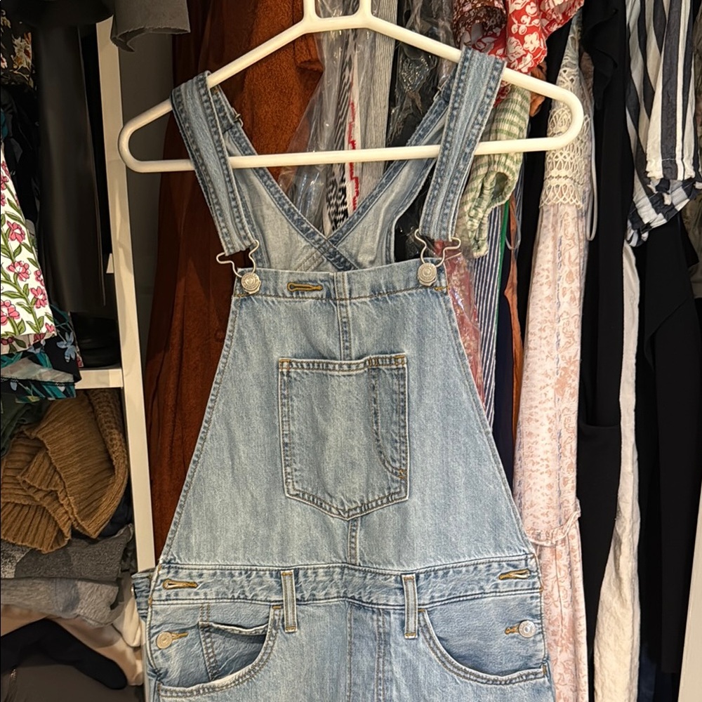 Levi's Blue Denim Overalls Classic Bib Style